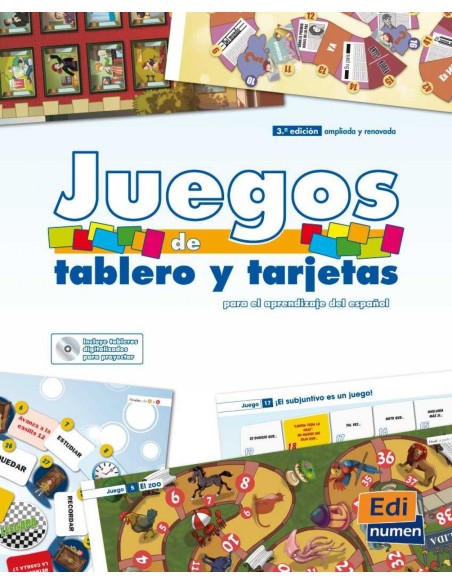 JUEGOS DE TABLERO Y TARJETAS 3ªED APRENDIZAJE ESPANOL